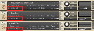 KONTAKT　MIDI
